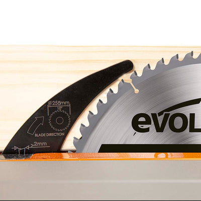 Couteau diviseur pour coupes aveugles compatible avec Scies sur Table Evolution R255TBL & R255TBL+