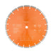 Disque diamant premium segmenté 350mm alésage 22,2mm Evolution pour scie à béton
