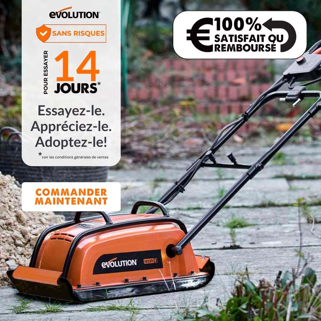 Compacteur électrique Evolution HULK ELECTRO H320-E à plaque vibrante (GRADE B)
