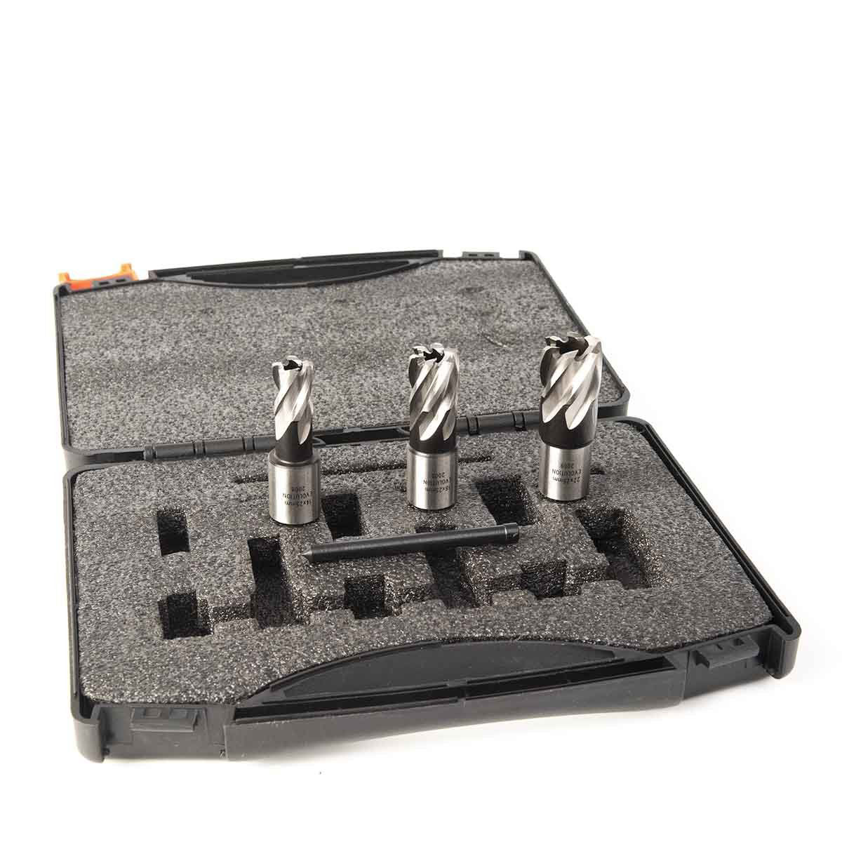 Kit de 3 fraises à carotter Evolution pour Perceuse magnétique