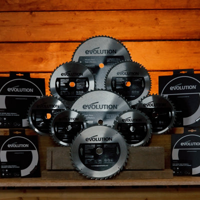 Lame bois TCT 355mm Evolution 60 dents alésage 25,4mm pour scie à tronçonner