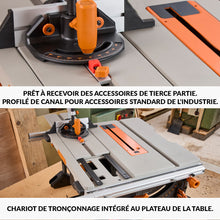 Scie sur table Evolution R255TBL 255mm 1650W avec lame multi-matériaux TCT (GRADE B)