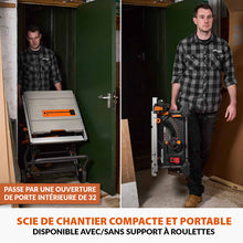 Scie sur table Evolution R255TBL+ 255mm 1800W avec lame multi-matériaux TCT
