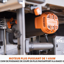 Scie sur table Evolution R255TBL 255mm 1650W avec lame multi-matériaux TCT (GRADE B)