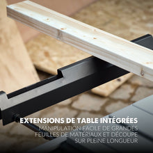 Scie sur table Evolution R255TBL+ 255mm 1800W avec lame multi-matériaux TCT