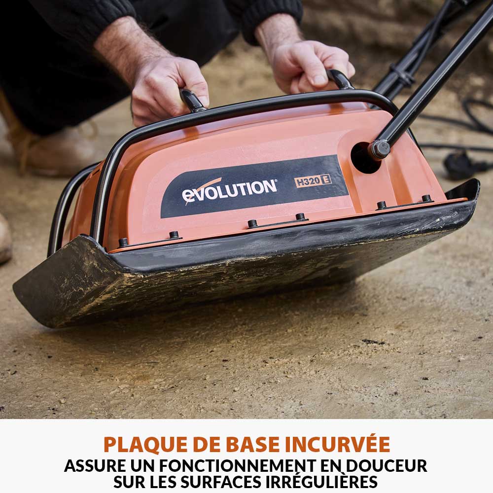 Plaque vibrante électrique Evolution HULK ELECTRO H320-E