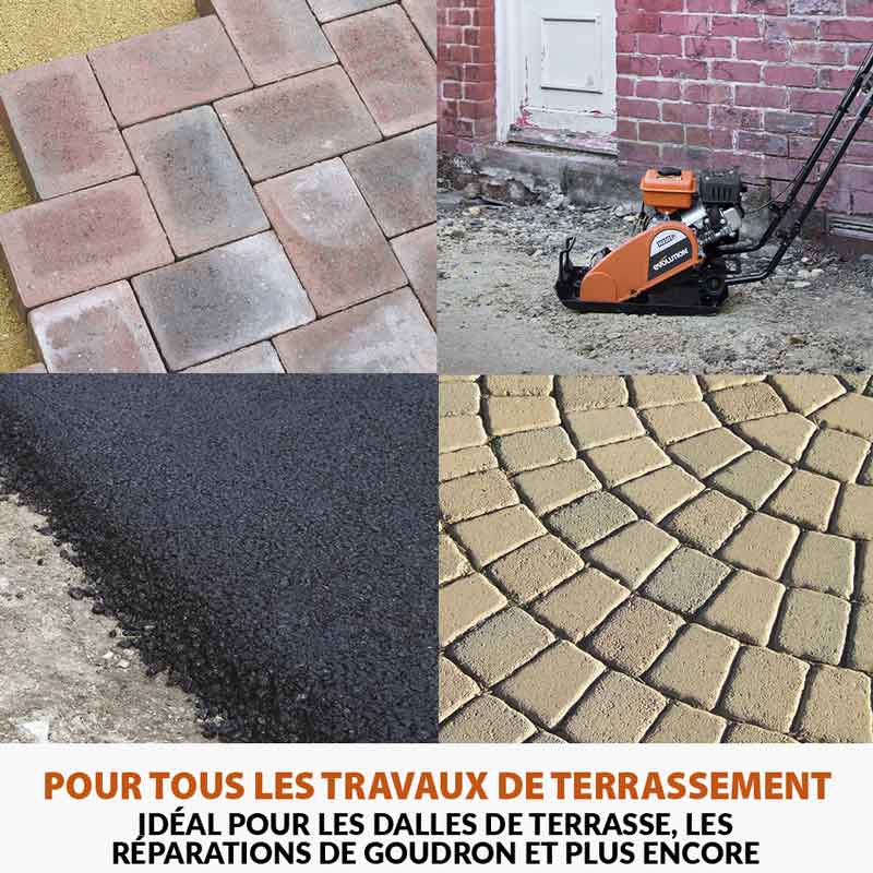 Plaque vibrante à essence Evolution HULK H320-P