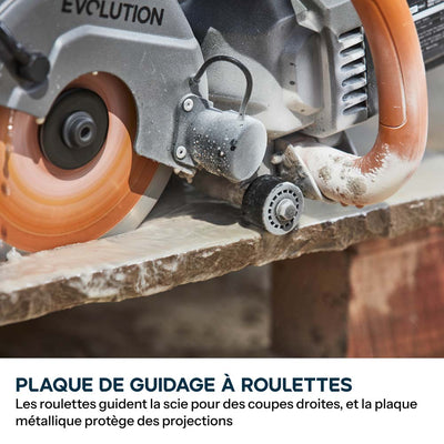 Scie à béton électrique R150DCT-PRO de 150mm avec système d'arrosage et disque diamanté haute résistance