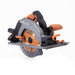 Scie circulaire sans fil 185mm Evolution R185CCSX-Li compatible avec rail de guidage (outil nu)