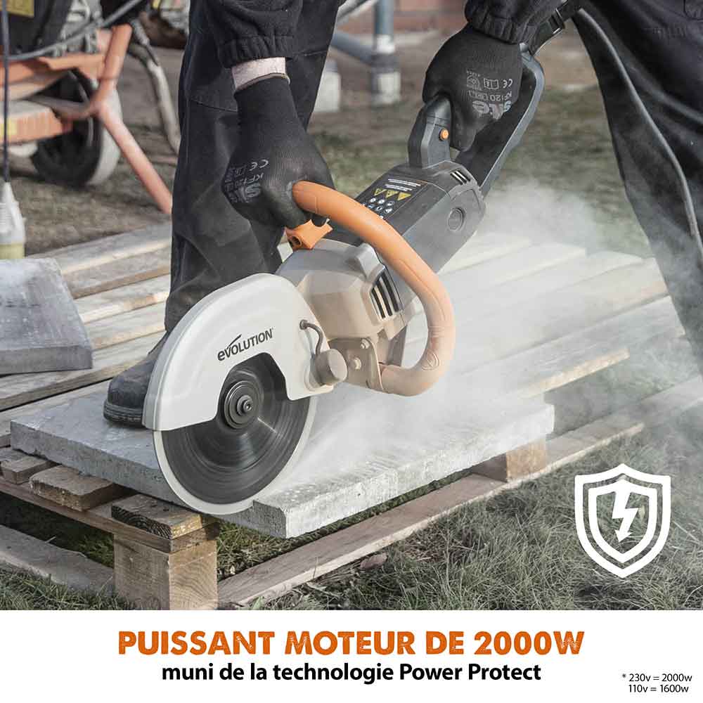 Scie à béton R230DCT Evolution 230mm (sans disque) (GRADE B)