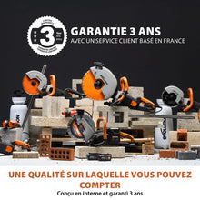 Scie à béton électrique 350mm Evolution R350DCT avec système anti-poussière et lame diamant premium