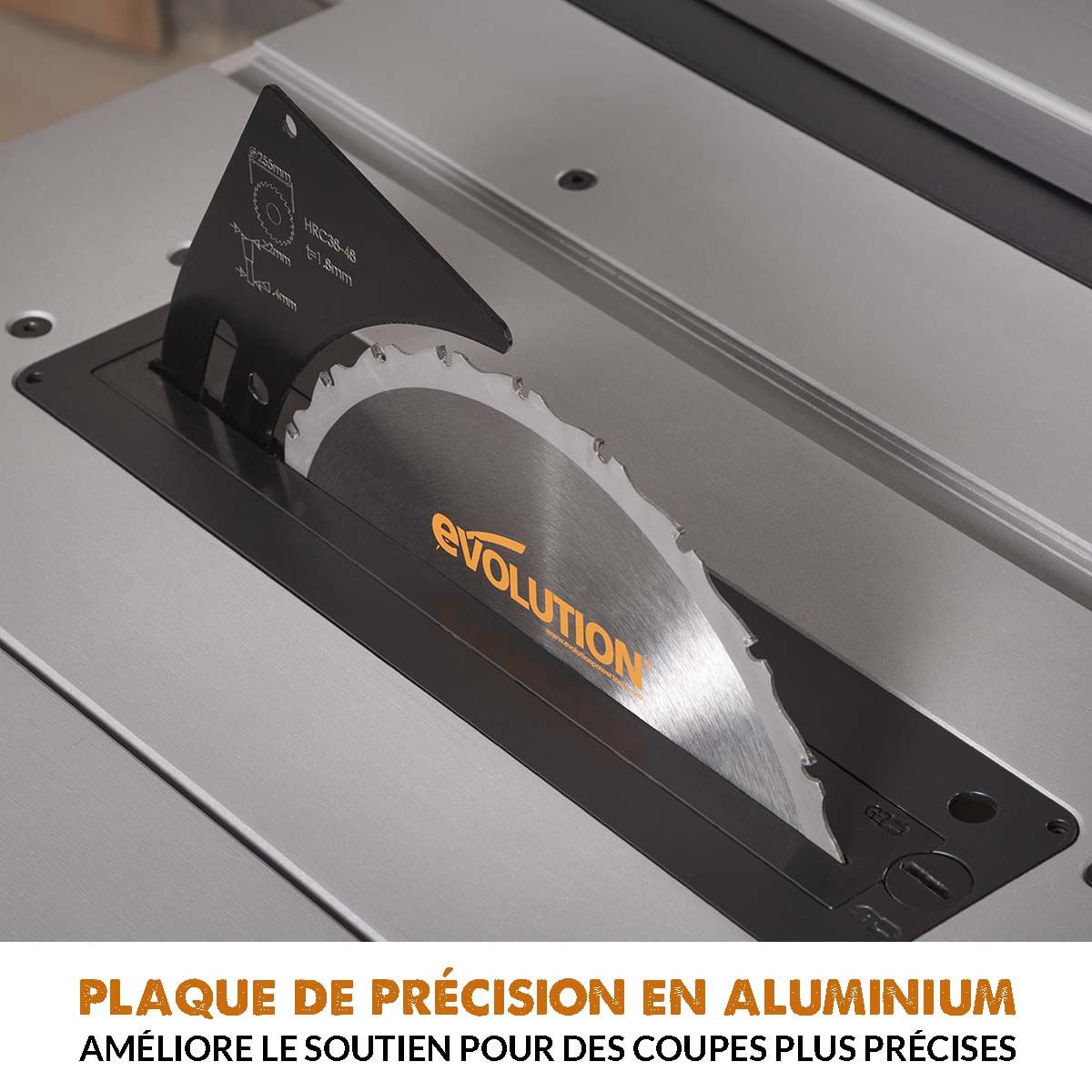 Plaque de précision pour scie sur table RAGE5S