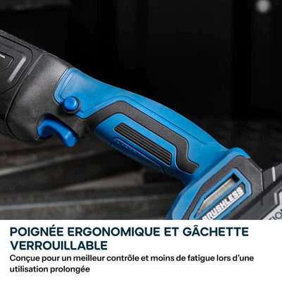 Pack Evolution : Satineuse sans fil Evolution S120SCT-Li avec 2x batterie 5 Ah et chargeur + kit de roues à lamelles