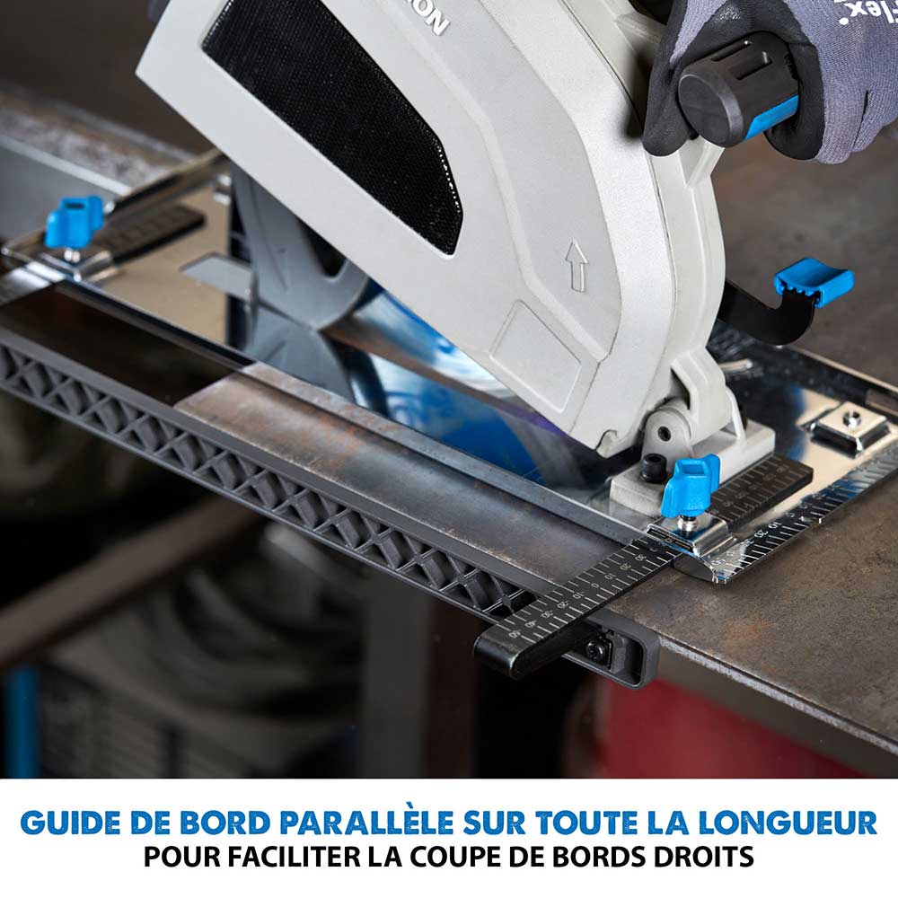Pack Evolution : Scie circulaire 210mm Evolution S210CCS pour la découpe du métal avec guide de coupe 2.8m ST2800-G2