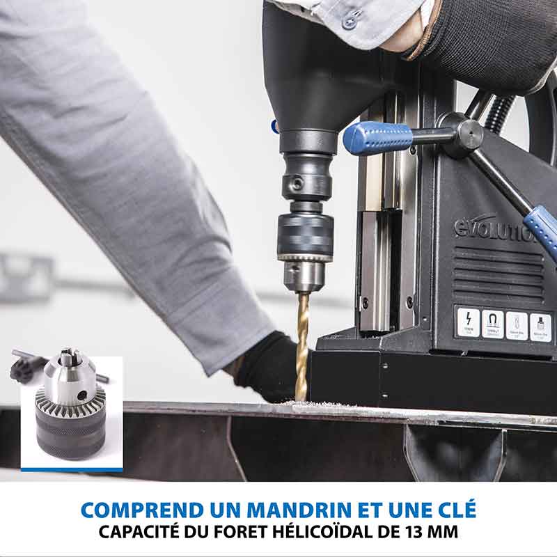 Pack Evolution : Perceuse magnétique industrielle S28MAG avec kit de fraises à carotter