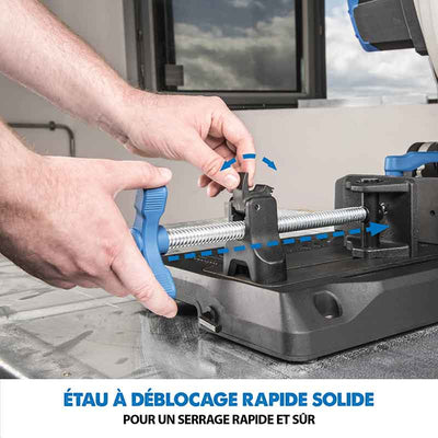 Pack Evolution : Scie à tronçonner 355mm Evolution S355CPS pour la découpe du métal + Support