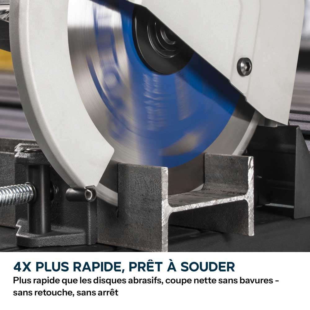 Pack Evolution : Scie à tronçonner 355mm Evolution S355CPSL pour la découpe du métal + Support