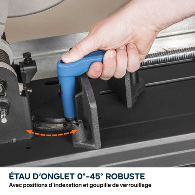 Pack Evolution : Scie à tronçonner 355mm Evolution S355CPSL pour la découpe du métal + Support