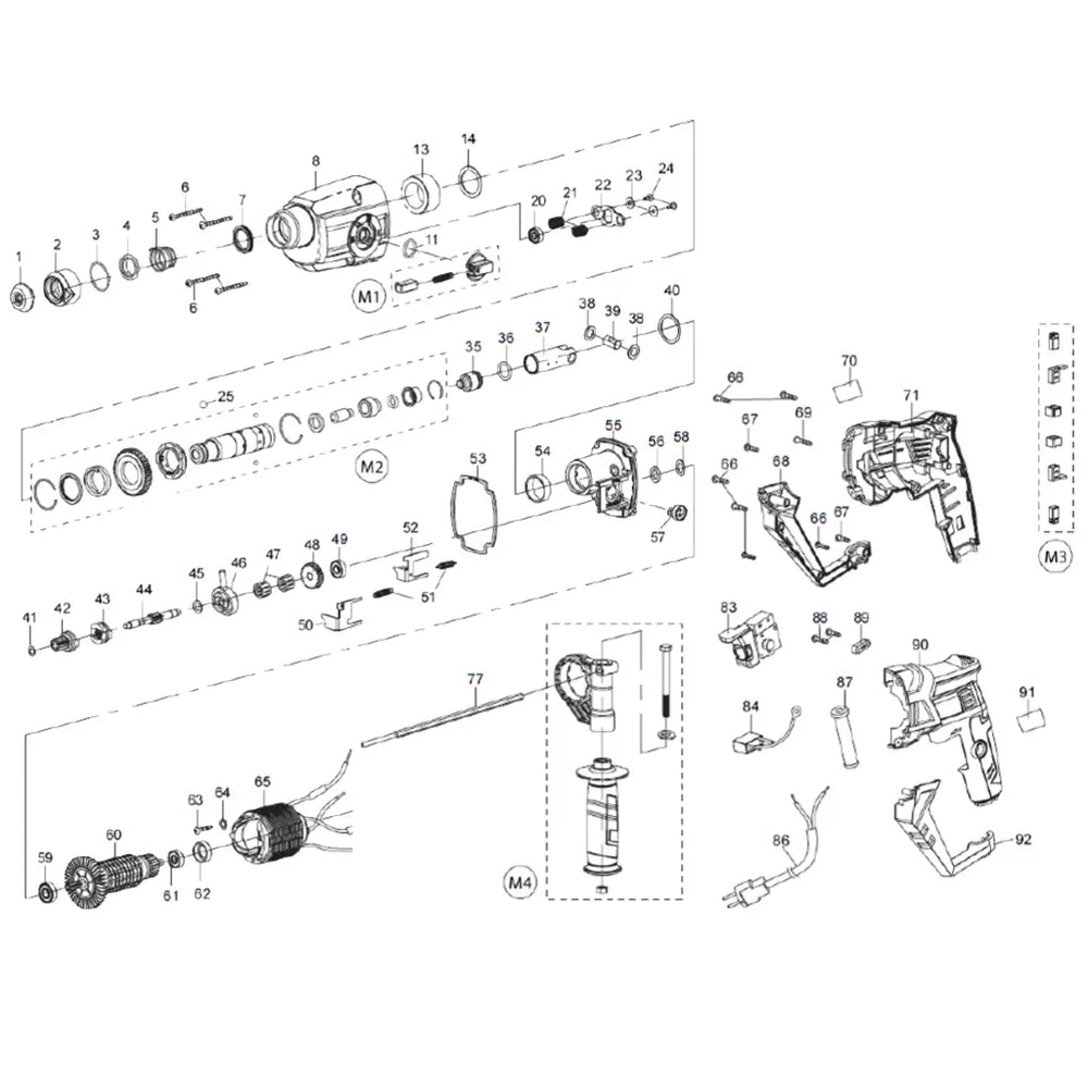 Evolution SDS4-800 - Pièces détachées