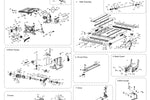 R255TBL / R255TBL+ Scie sur table Pièces détachées