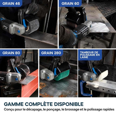 Roue de polissage en laine pour satineuse Evolution pour polissage et finition