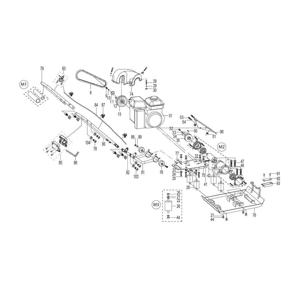Evolution H320-P Plaque vibrante thermique - Pièces détachées