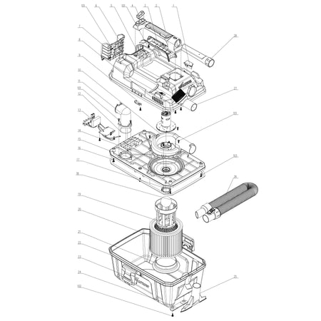 R11VAC-Li Aspirateur sans fil Pièces détachées