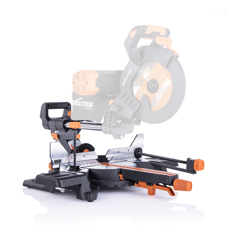 Evolution R255SMS-DB Scie à onglet radiale - Pièces détachées (Col, rails, base)