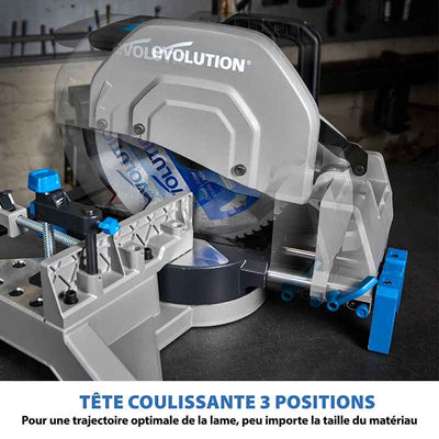 Pack Evolution : Scie à onglet 355mm Evolution S355MCS + Perceuse magnétique EVOMAG42