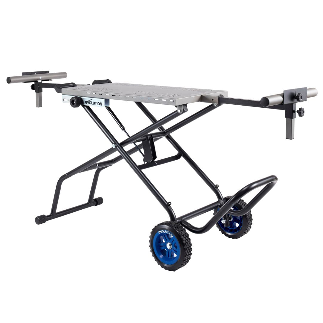 Evolution MCSSTAND Support à roues pour les tronçonneuses à métaux avec la technologie PowerLift