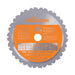 Lame multi-matériaux TCT 165mm 18 dents alésage 20mm Evolution pour Scie circulaire