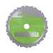Lame multi-matériaux TCT 185mm 16 dents alésage 20mm Evolution pour Scie circulaire