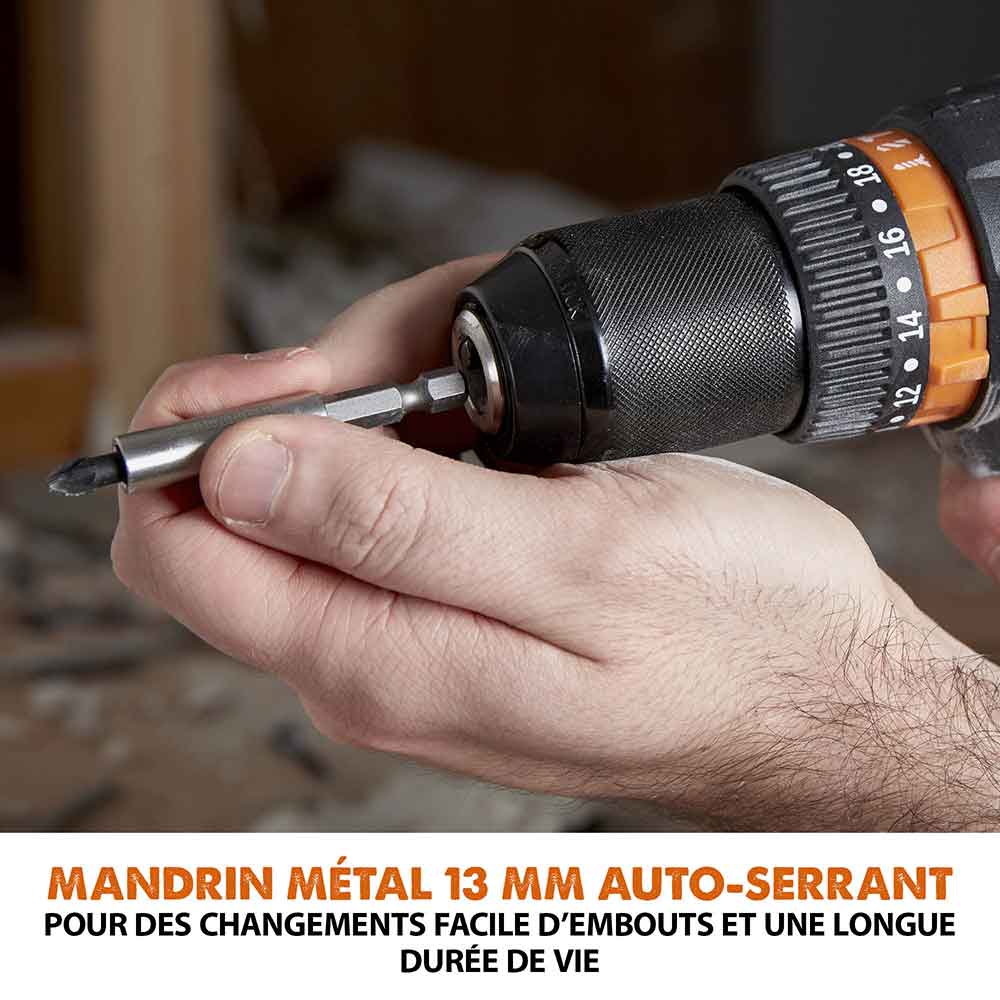 Perceuse-visseuse sans fil Evolution R13CMB-Li sans batterie ni chargeur