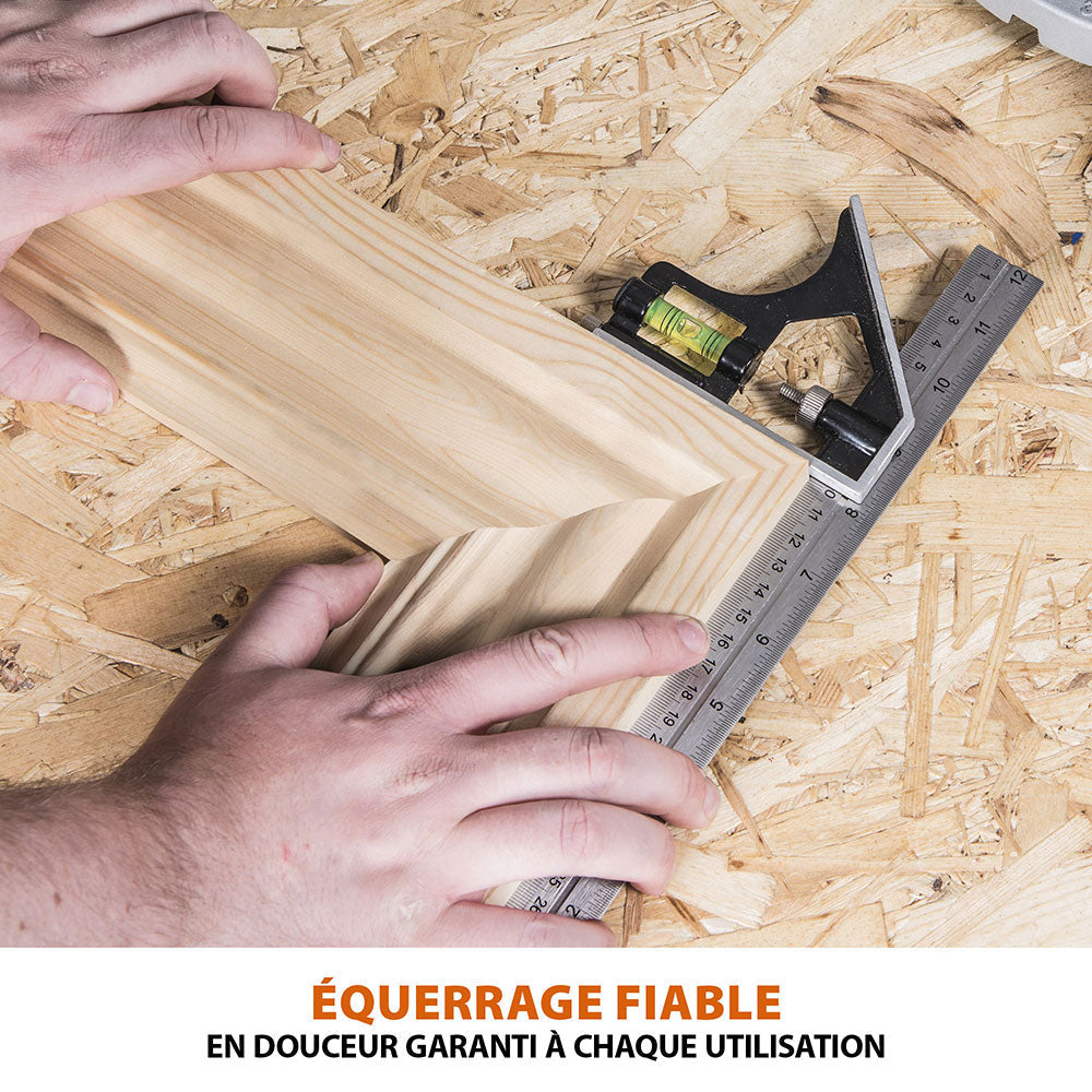 Pack Evolution : Scie circulaire 185mm R185CCSX+ avec lame multi-matériaux TCT + guide de coupe de 2,8m ST2800-G2 + Aspirateur 15L R15VAC avec démarrage automatique