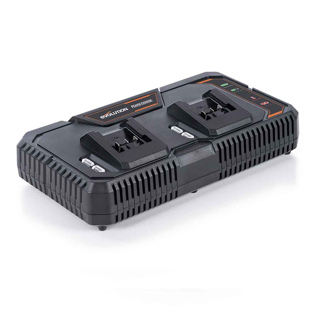 Chargeur double Evolution R18RCH-LI2 18V pour Batterie Li-Ion