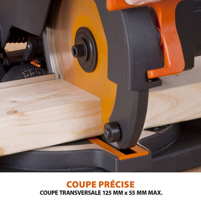 Scie à onglet 210mm Evolution R210CMS avec lame multi-matériaux TCT (GRADE C)