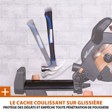 Scie à onglet électrique 210mm Evolution R210SMS+ avec lame multi-matériaux TCT