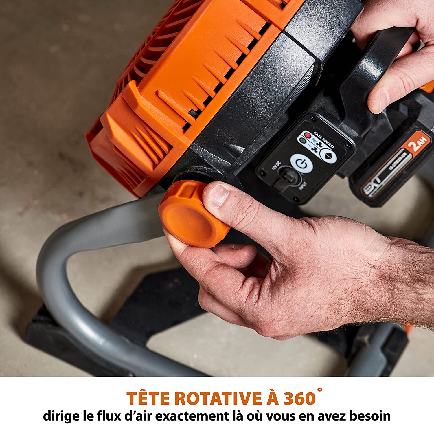 Ventilateur sans fil Evolution R240FAN-Li sans batterie ni chargeur