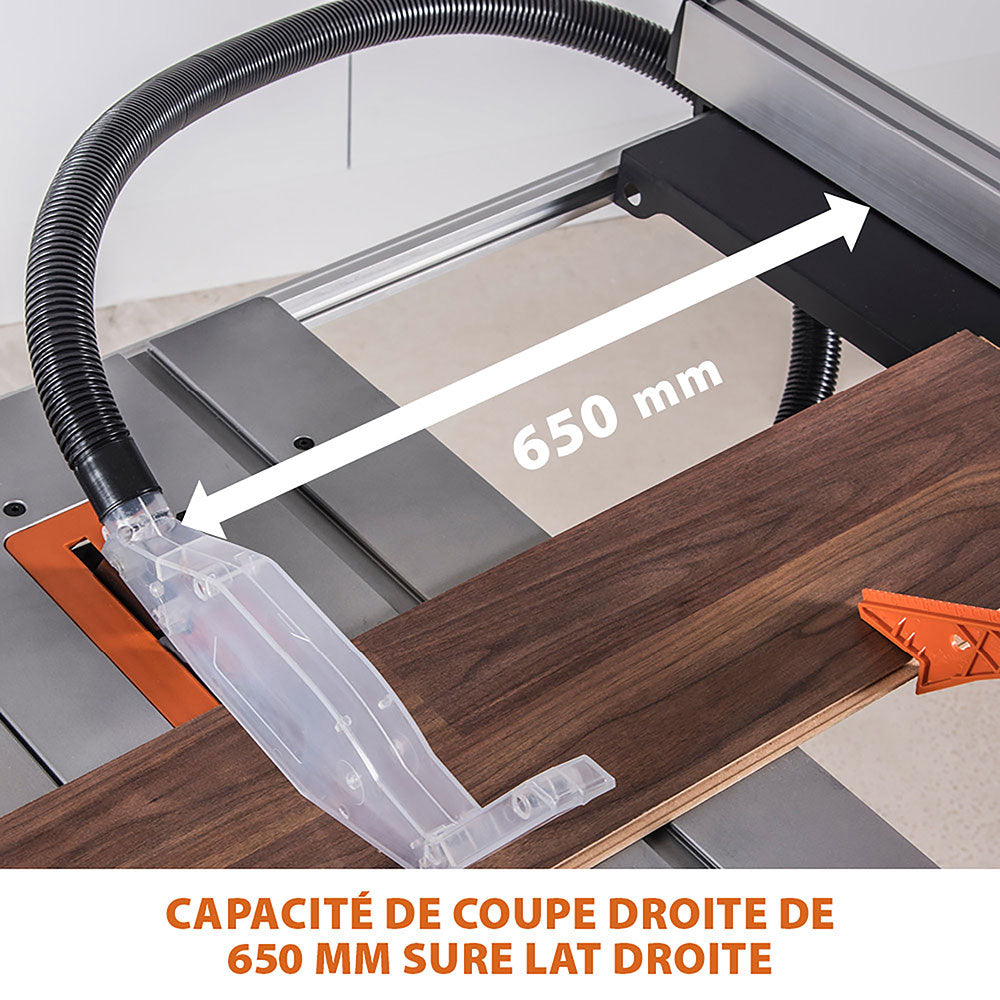 Scie sur table 255mm Evolution RAGE5-S avec Lame multi-matériaux TCT (GRADE B)