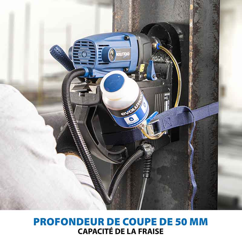 Perceuse magnétique industrielle 28mm Evolution S28MAG pour le travail du métal