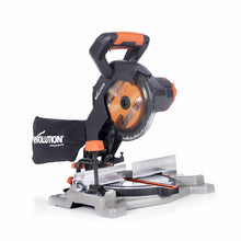 Scie à onglet mixte sans fil 185mm Evolution R185CMS-Li avec Lame multi-matériaux TCT sans batterie ni chargeur