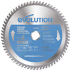 Lame de précision pour acier TCT 185mm 68 dents alésage 20mm Evolution pour scie à onglet